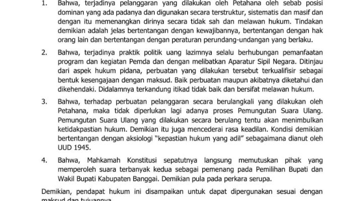 Lakukan Dugaan Pelanggaran Berulang, Pakar Hukum Sebut MK Bisa Diskualifikasi Paslon Petahana