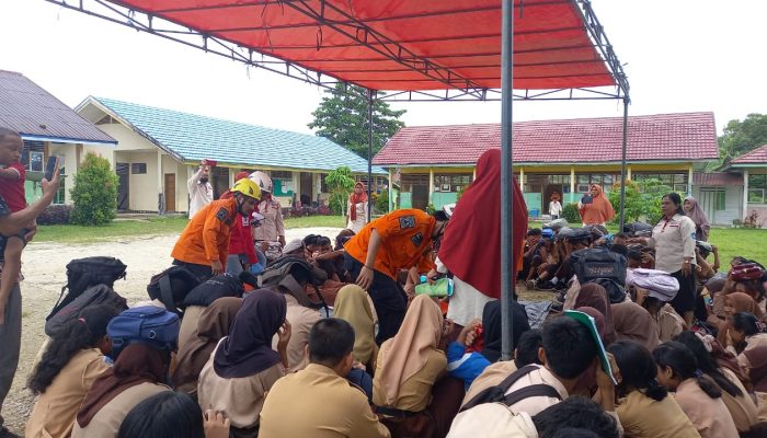 SMPN 1 Peling Tengah Wakili Bangkep dalam Simulasi HKB 2025 dan Pemecahan Rekor MURI