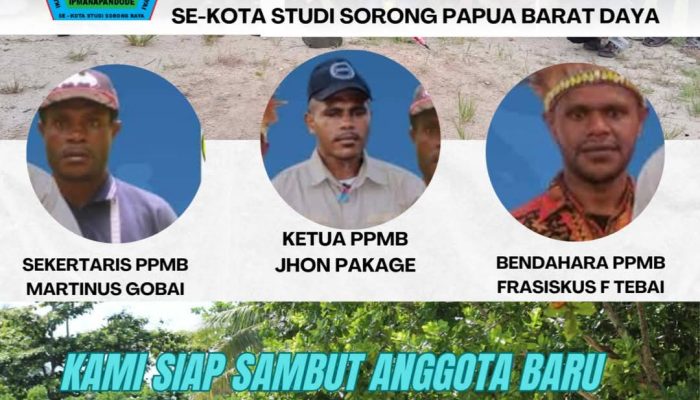 IPMANAPANDODE Se-Sorong Raya Gelar Pembentukan Panitia Penerimaan Maba Angkatan 2025