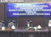DPRD Banggai Gelar Rapat Paripurna Penetapan Bupati-Wabup Terpilih