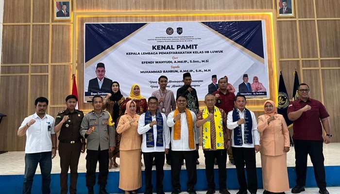 Perkuat Sinergi, Kepala Kantor Imigrasi Banggai Hadiri Kenal Pamit Kepala Lapas Kelas IIB Luwuk