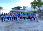 Tim Voli Putri FKIP UMLB Lakoni Laga Persahabatan Lawan Tim Pelangi Desa Sinorang 