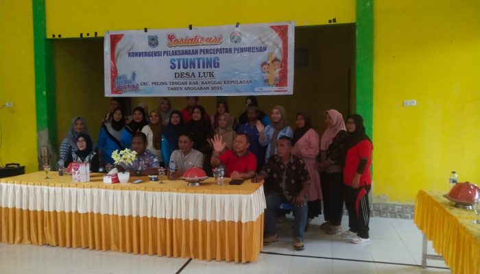Pemdes Luk Peling Tengah Gelar Rembuk Stunting untuk Wujudkan Indonesia Emas 2045