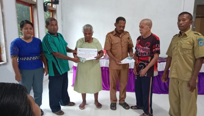 Ringankan Beban Ekonomi Warga, Pemdes Gansal Salurkan BLT DD kepada 7 KPM