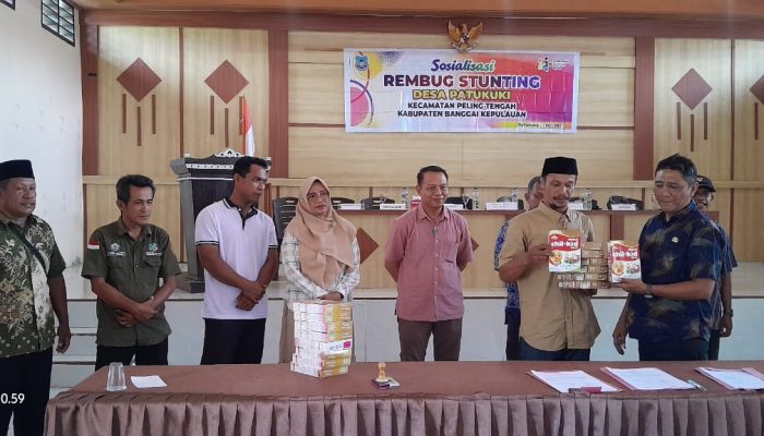 Wujud Penanganan Stunting, DPMD Bangkep Salurkan 500 Dos Susu untuk Ibu Hamil dan Balita