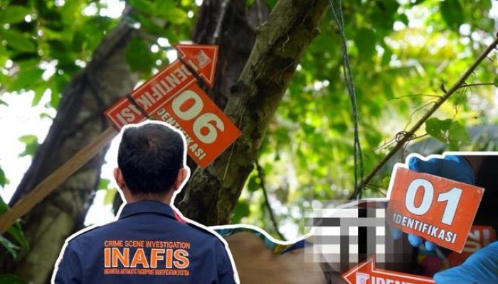 Geger! Seorang Pria di Tinangkung Utara Ditemukan Tewas Gantung Diri, Polisi Lakukan Olah TKP 