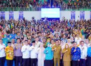 Bersama Kadis PMD, Wabup Bangkep Hadiri Kegiatan Gerakan Nasional Koperasi Merah Putih dan Sosialisasi Program Makan Bergizi Gratis