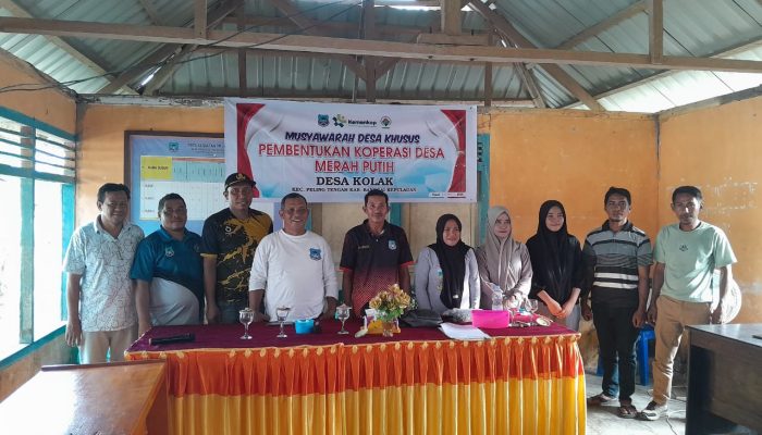 Penggerak Ekonomi Desa, Pemdes Kolak Gelar Musdes Bentuk Kopdes Merah Putih