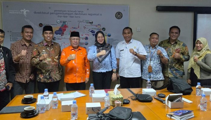 Didampingi Ketua Komisi III, Bupati Bangkep Temui Kemenparekraf, Dorong Pengembangan Pariwisata Terintegrasi