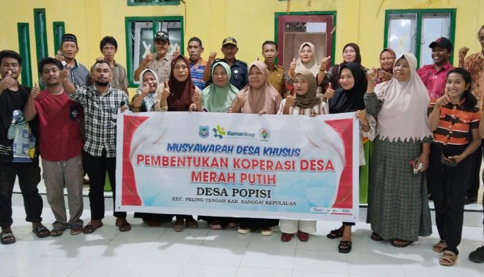 Dorong Kemandirian Ekonomi, Pemdes Popisi Gelar Musdes Bentuk Koperasi Merah Putih