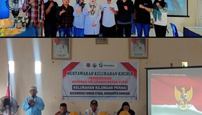Dukung Program Pemerintah Pusat, Kelurahan Kilper Bentuk Koperasi Merah Putih