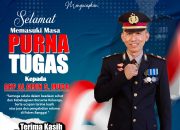 AKP Amin Purna Tugas, Kapolres Banggai Ucapkan Terima kasih Atas Pengabdiannya 