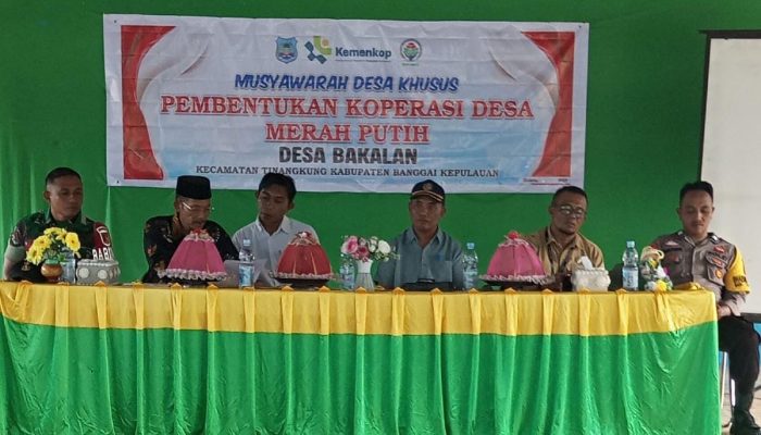 Pemdes Bakalan Sukses Gelar Musdes Khusus Pembentukan Koperasi Merah Putih