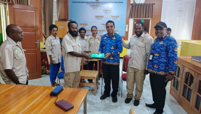 Papera, Tani Merdeka, dan APSI Koordinasi dengan Kesbangpol Papua Tengah Demi Legalitas dan Dukungan Organisasi Petani