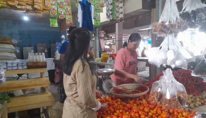 Harga Bahan Pokok di Pasar Salakan Stabil, Indikator Positif Ketahanan Pangan Bangkep