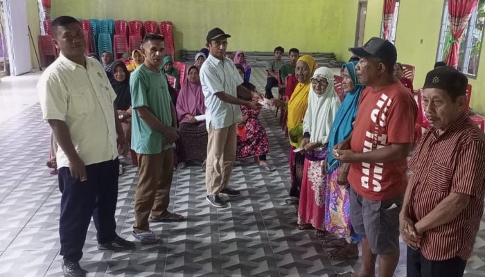 Pemdes Kampung Baru Salurkan BLT-DD 6 Bulan untuk 33 Keluarga Penerima Manfaat