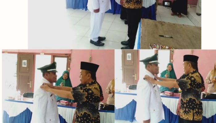 Camat Tinangkung Lantik Pj Kades Manggalai: Lanjutkan Pembangunan dan Perkuat Kolaborasi dengan Masyarakat
