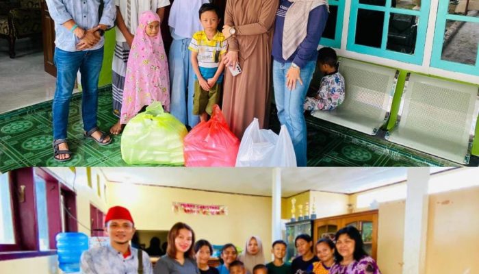 Komunitas Berbagi Sedekah Bagikan Makanan di Dua Panti Asuhan pada Jumat Berkah