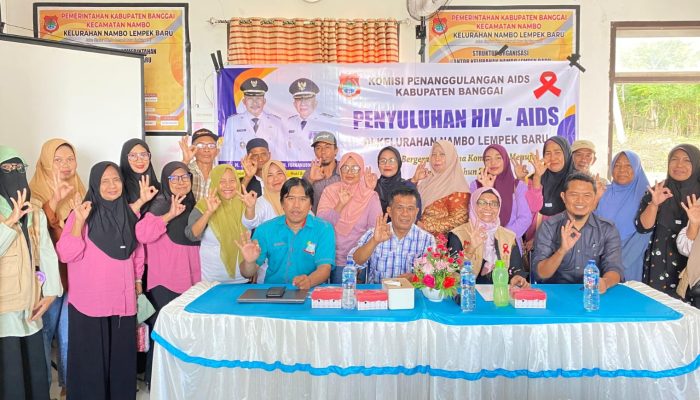 Sosialisasi di Nambo Lempek Baru, KPA Banggai Tekankan Perlunya Dukungan Masyarakat Pada ODHIV