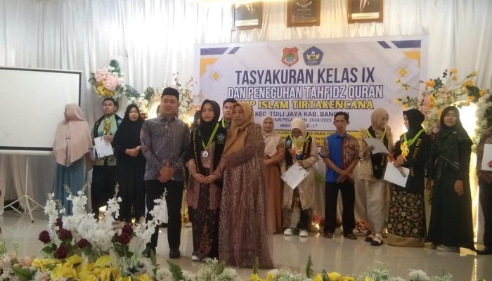 Haru dan Semarak, Syukuran Kelulusan SMP Islam Tirta Kencana Dihadiri Aleg Banggai Akmal Ilyas