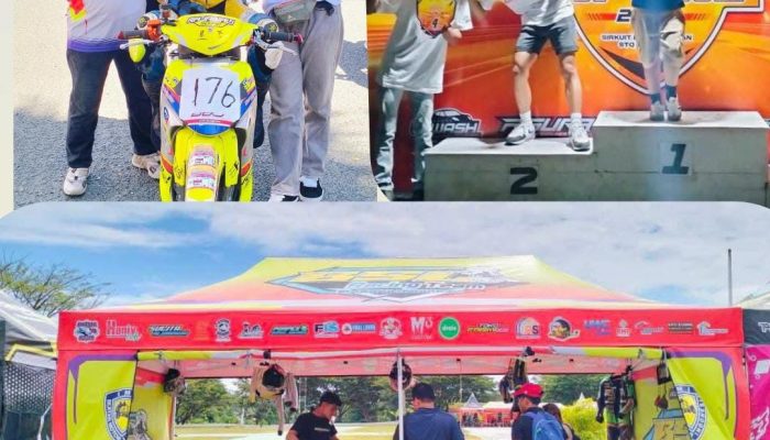 BSL Rajawali Squad Racing Team Raih 5 Trophy Pada Bupati Cup Race 2025 di Sirkuit Eks Lapangan STQ Bumi Mas Ampana