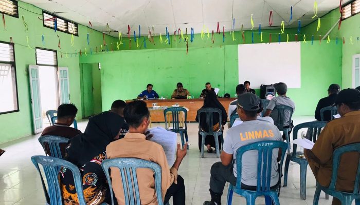 Pemdes Pasir Putih Gelar Mudes Bahas Rancangan Perdes Kantibmas