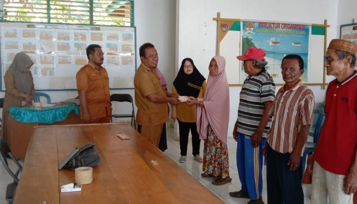 22 KPM di Desa Mansalean Terima BLT Dana Desa, Ini Harapan Sekdes