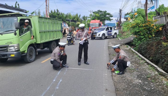Laka Maut Mio Vs CRF di Luwuk, 2 Pemotor Tewas di TKP 