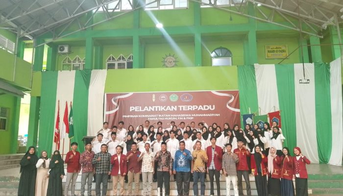 Tiga Pimpinan Komisariat Fakultas Hukum, FKIP, dan FAI Unismuh Luwuk Resmi Dikukuhkan 