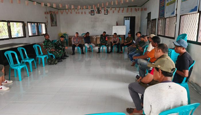 Kapolsek Batui Redam Aksi Unjuk Rasa Warga Nonong Lewat Mediasi Damai