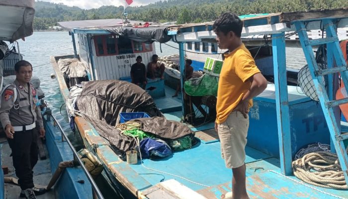 Sambangi Nelayan, Polsek Bunta Imbau Keselamatan Melaut dan Keamanan Laut