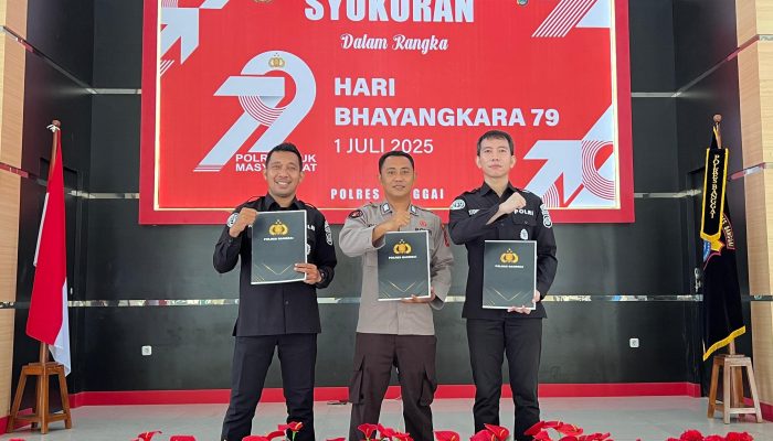 Selamat! Tiga Anggota Humas Polres Banggai Raih Penghargaan di Hari Bhayangkara