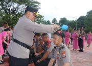 35 Personel Polres Bangkep Naik Pangkat, Kapolres: Pangkat Naik, Tanggung Jawab Bertambah