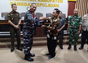 Danlanal Palu dan Ketua Cabang 4 Kunjungi Pos TNI AL Luwuk, Perkuat Sinergi Maritim di Bangkep