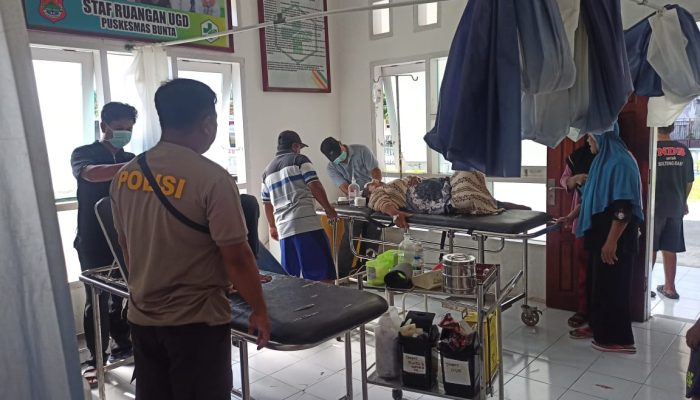 Tabrakan Bentor dan Calya Terjadi di Bunta, Penumpang Bentor Terhempas