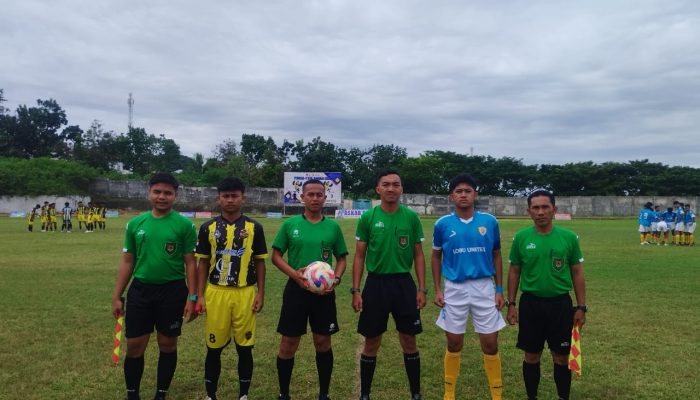 Laga Seru Menanti! Kecamatan Lobu Tantang Nuhon di Perempat Final Cabor Sepakbola Porkab V