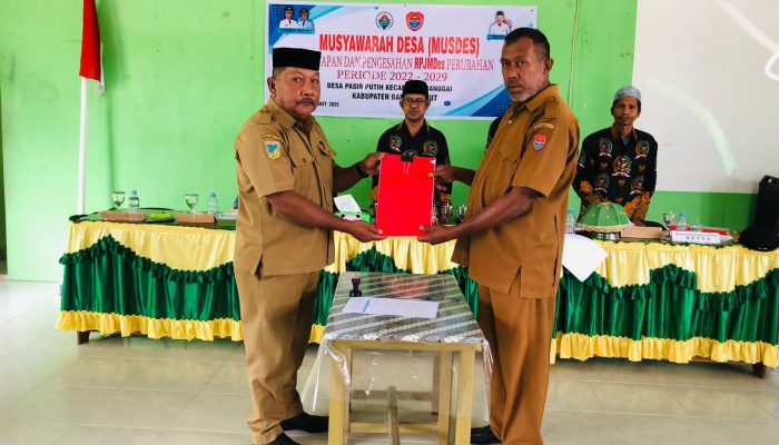 Pemdes Pasir Putih Gelar Dua Musdes Sekaligus, Bahas RKPDes 2026 dan Perubahan RPJMDes