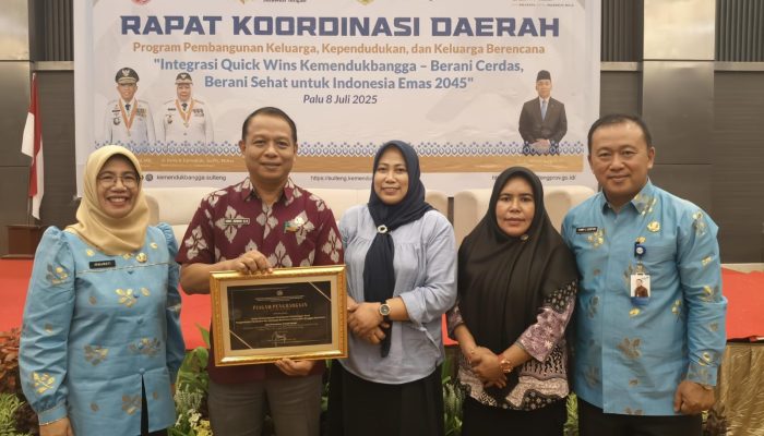 Bangkep Raih Terbaik III Pengelolaan DAK Subbidang KB se-Sulawesi Tengah