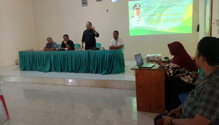 DPMD Bangkep Gelar Pembinaan dan Evaluasi Kades Kombutokan Jelang Pemaparan di Hadapan Gubernur Sulteng