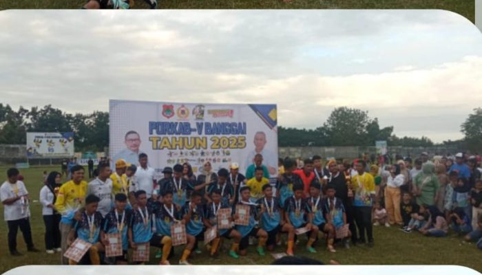 Juara Umum Porkab V Banggai, Luwuk Kota Kunci Emas Cabor Sepakbola