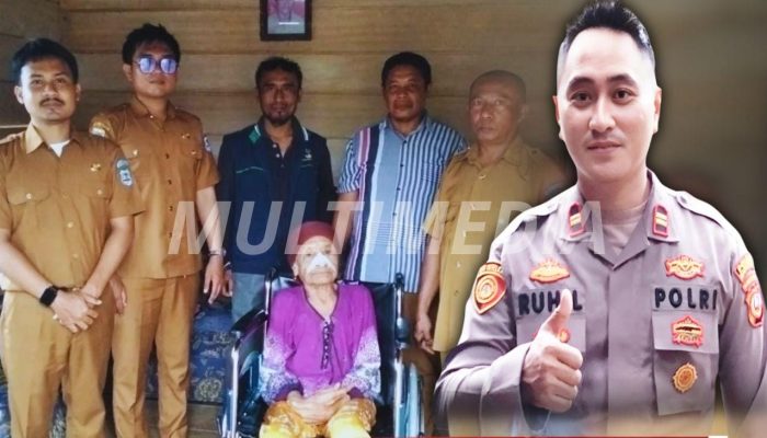 Aksi Peduli, Kasat Intelkam Polres Bangkep Bantu Warga Disabilitas Dapatkan Kursi Roda