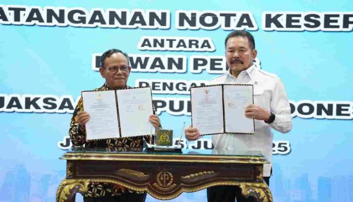 Kejaksaan RI dan Dewan Pers Teken MoU, Perkuat Sinergi Penegakan Hukum dan Perlindungan Kemerdekaan Pers