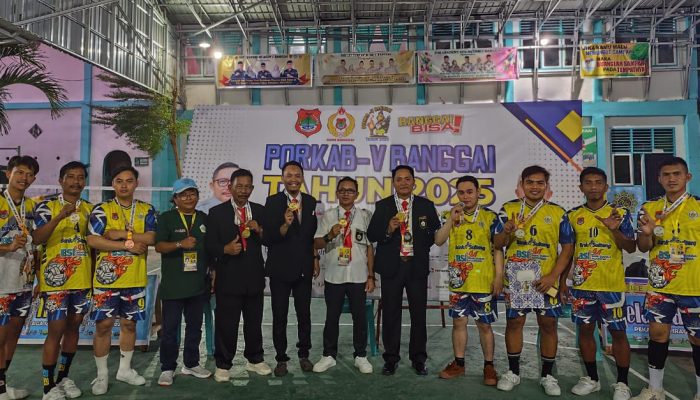 2 Medali Emas Cabor Sepak Takraw di Porkab V Banggai Diraih Moilong dan Luwuk Kota
