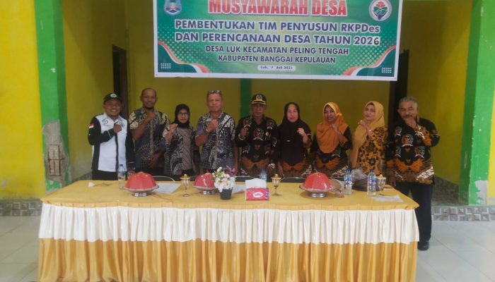 Susun Arah Pembangunan, Pemdes Luk Bentuk Tim Penyusun RKPDes 2026
