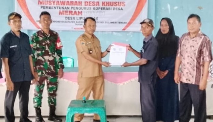 Kopdes Merah Putih Lipu Talas Resmi Kantongi AD/ART, Siap Dorong Ekonomi Desa
