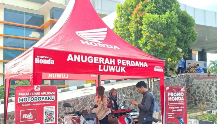 Honda Anugerah Perdana Meriahkan Job Fair Banggai 2025, Tawarkan Promo Bulan Juli