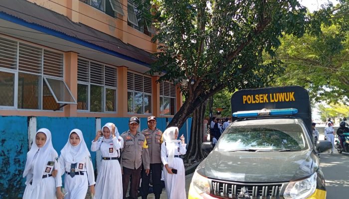 Antisipasi Potensi Tawuran, Polsek Luwuk Intensifkan Patroli di Sekolah