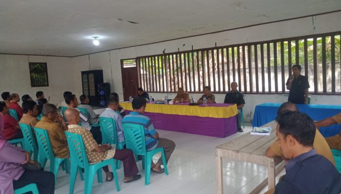 Dihadiri Camat Bulagi, Pemdes Peling Seasa Gelar Musdes RKPDes 2026