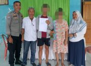 Bhabinkamtibmas Polsek Luwuk Berhasil Damaikan Pasutri Kasus KDRT
