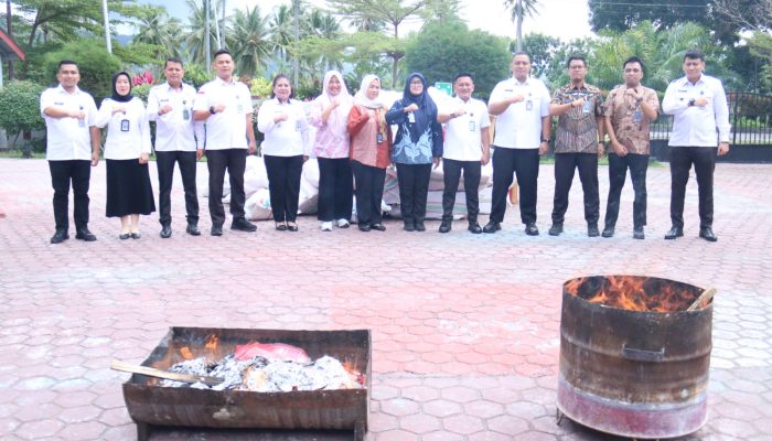 Imigrasi Banggai Laksanakan Pemusnahan 34.446 Arsip Fisik Substantif Keimigrasian